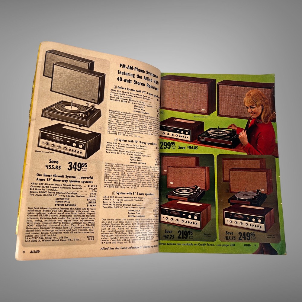 Allied Electronics For Everyone 1970 Catalog Vintage book