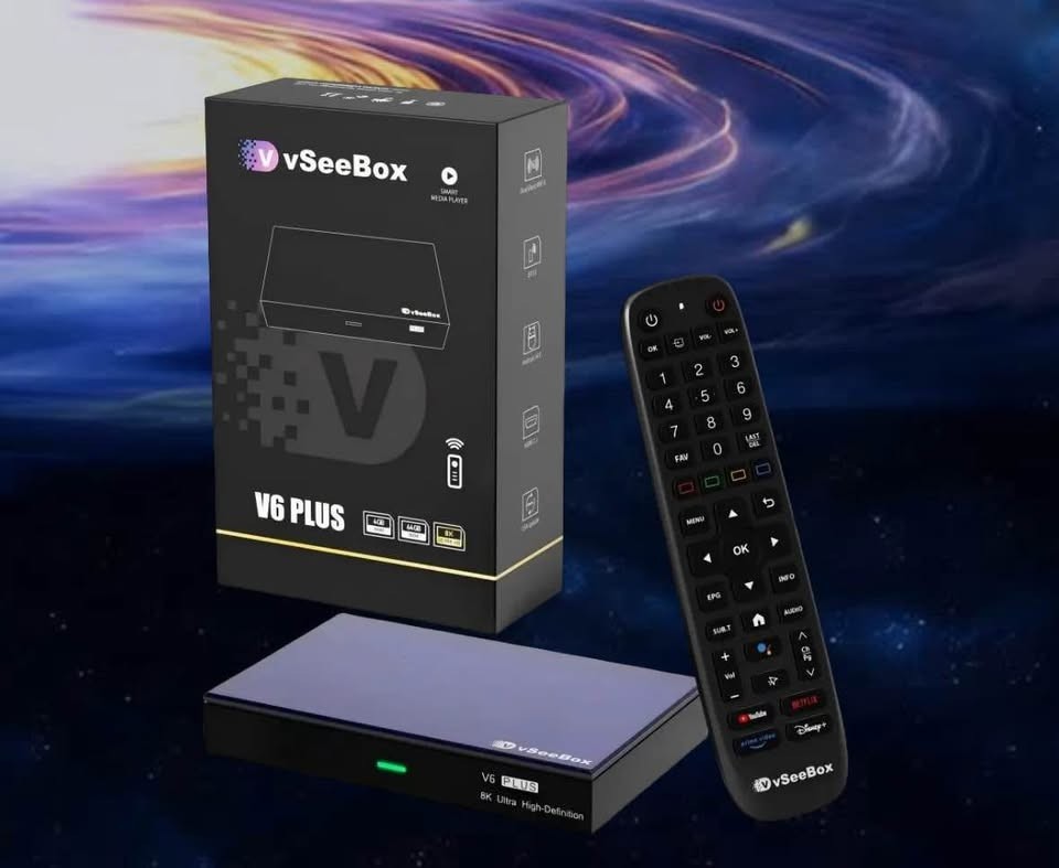 SEND OFFERS vSeebox V6 PLUS Android TV box W/Backlit Remote Split Screen Option