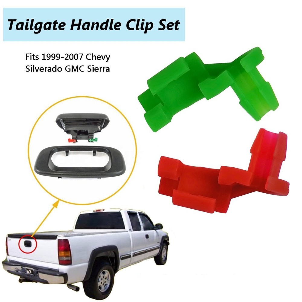 (5 Pair) Tailgate Handle Rod Clip Left & Right Rod Retainer Clips