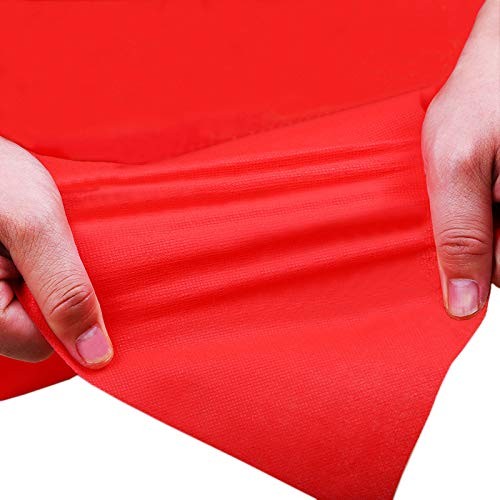 Movie Night Red Aisle Runner 24 in × 15 ft Red Carpet Event Runner Wedding Ru...