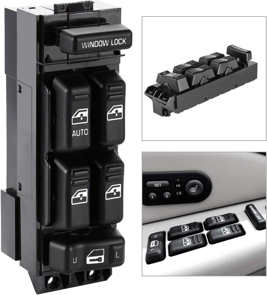 19259961 Power Window Switch Front Driver Side Compatible for 2000-2002 Chevy Si