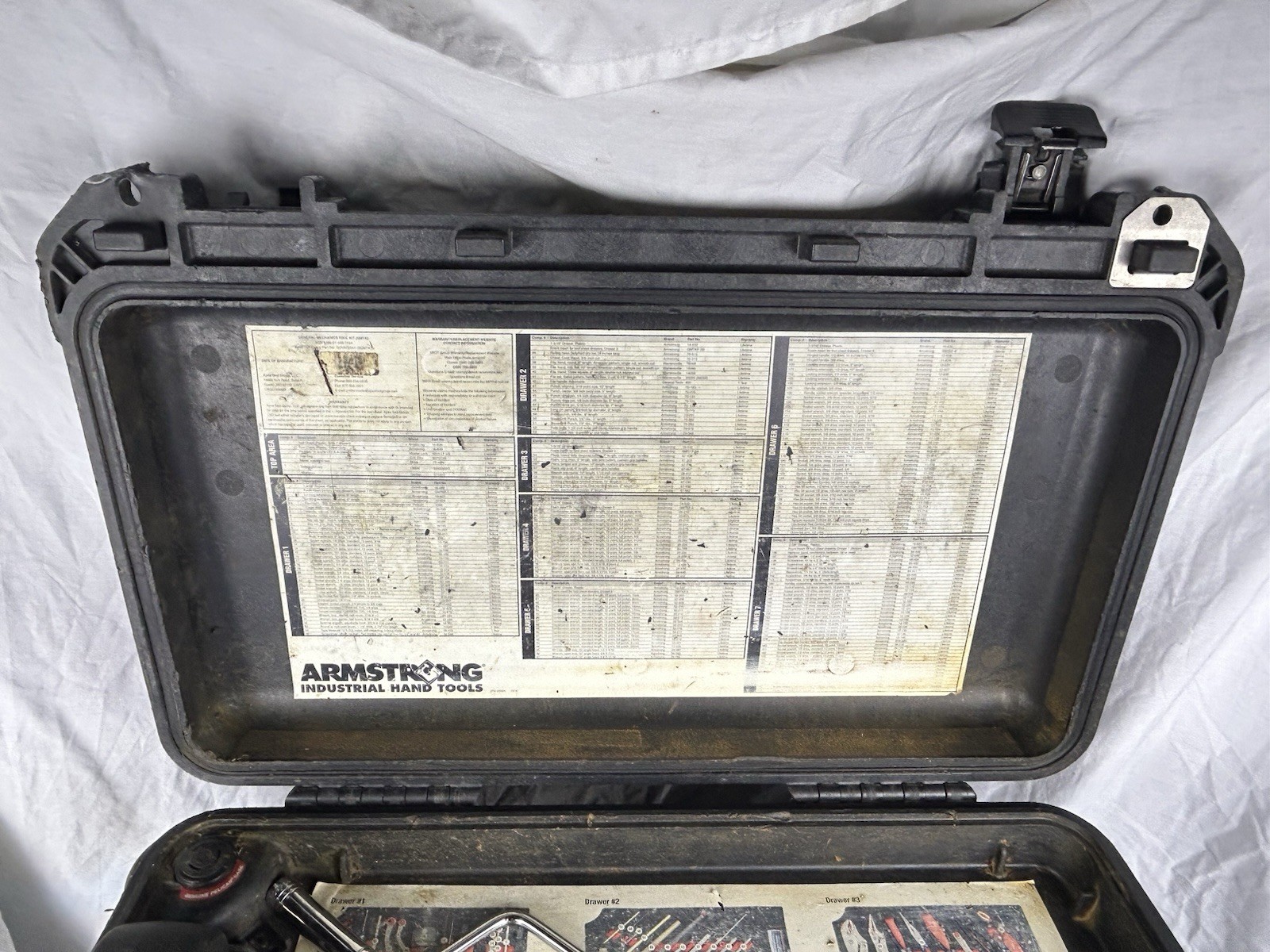 ARMSTRONG MILITARY TOOL KIT SET GENERAL MECHANICS GMTK PELICAN CASE