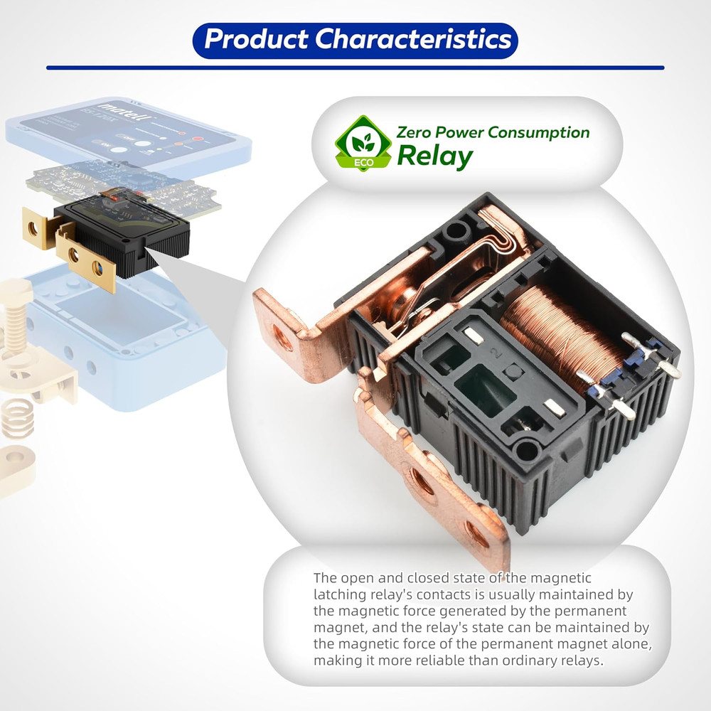 DC 12V Remote Battery Disconnect Switch Smart Voltage Control Battery Kill Switc