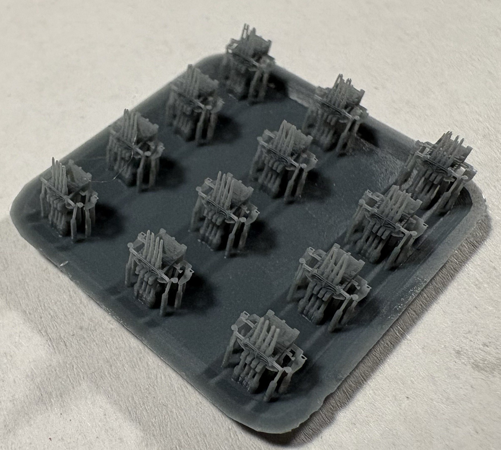1/700 3D Printed Quad 1.1” “Piano Type” Early War AA Guns X 12