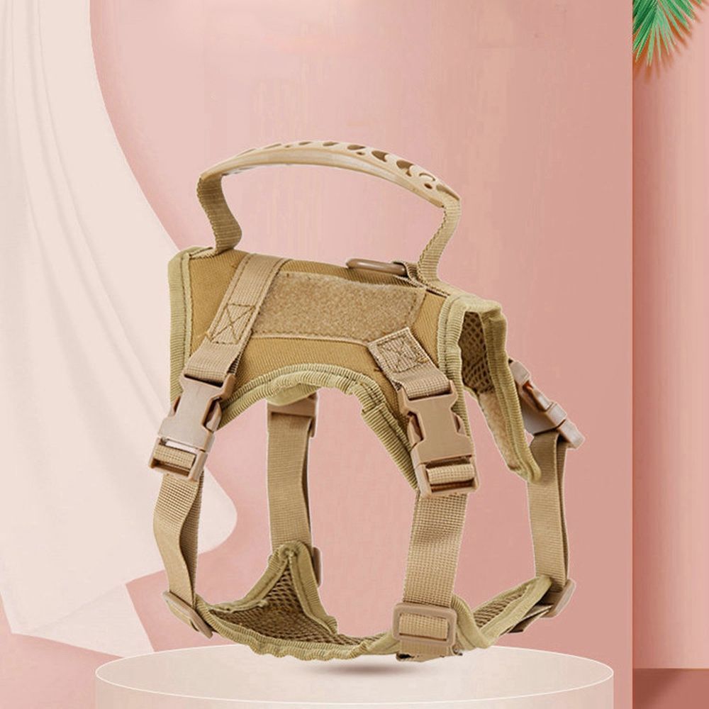 Nylon Tactical Cat Harness Cloth for Walking Escape Proof Soft Mesh Adjustable.
