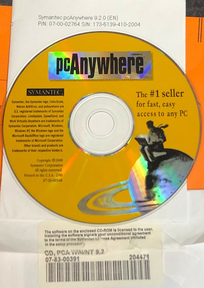 PC Anywhere Ver 8.2