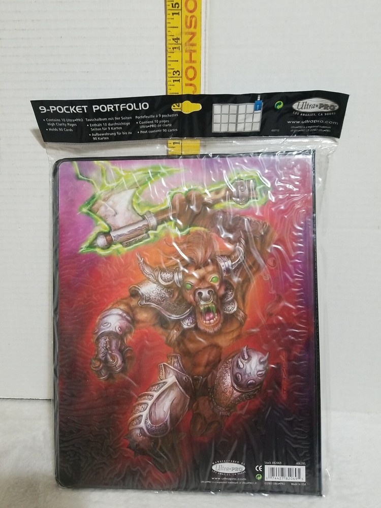 mtg magic hurloon minataur binder 9 pocket