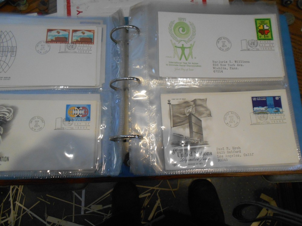 united nations first day covers 1970-80