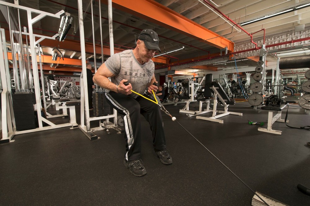 LPGmuscle PULL FORCE Double Handle Cable Machine Attachment