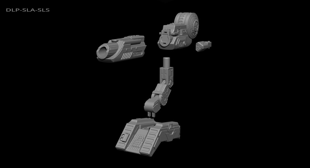 Predator Shoulder Cannon plasma Two Size - File STL – OBJ For 3D Printing -