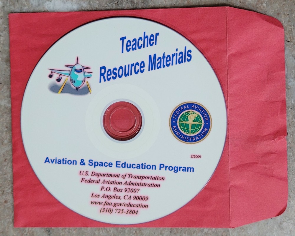 FAA CD “Teacher Resource Materials” for AVSED program (Feb 2009)