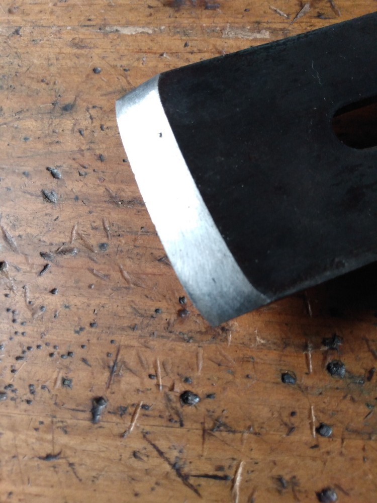 Ohio Tool Co , 2-1/4" single taper plane blade.