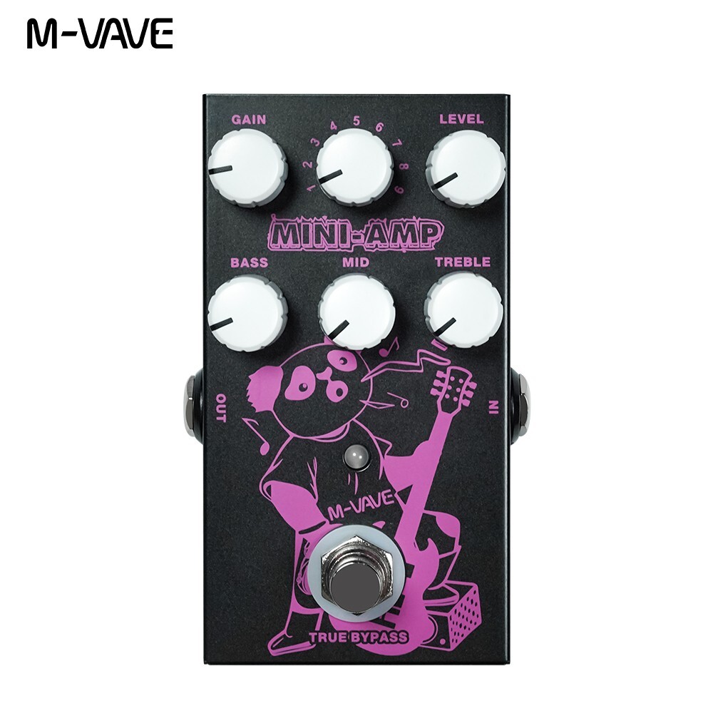 M-VAVE MINI-AMP Pre-amp Simulation Guitar Effects Pedal Distortion Overdrive