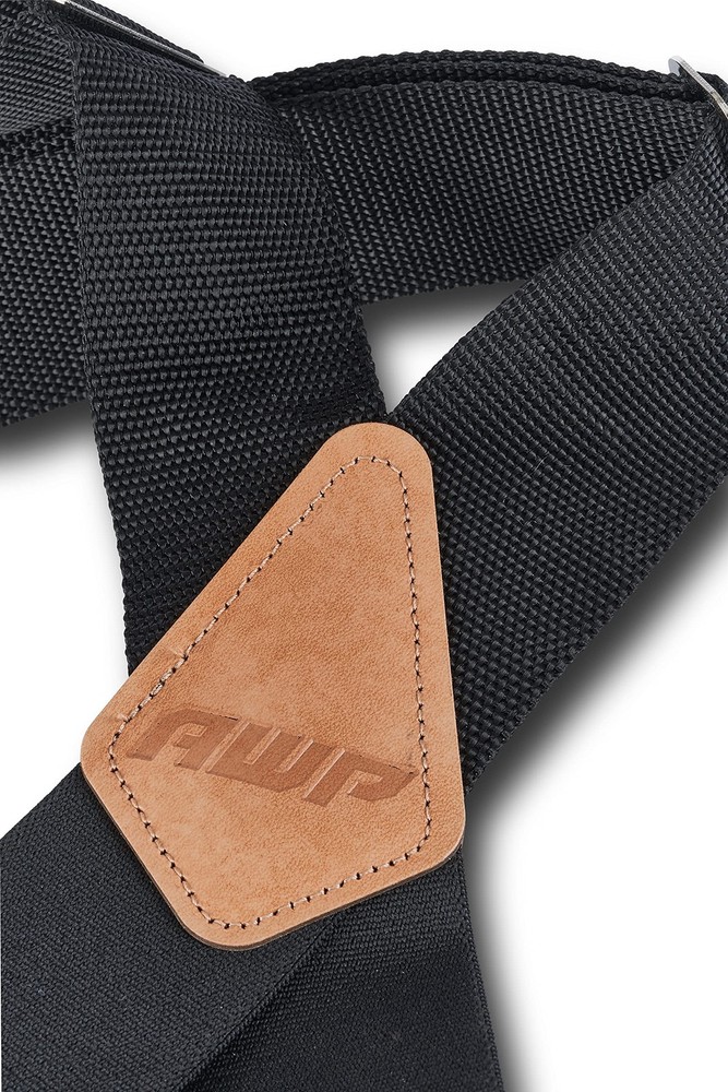 AWP Work Suspenders | 2" Fully-Adjustable Webbing Adjustable Size, Black