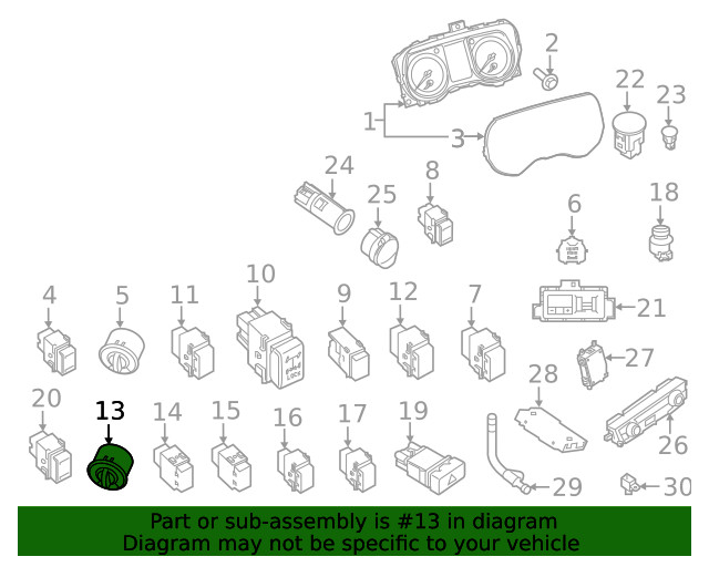 Genuine Nissan Transfer Case Switch 25535-EZ00A