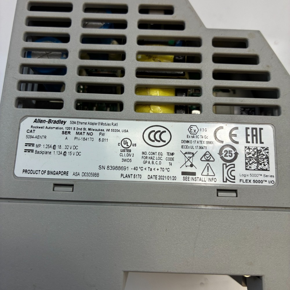 ALLEN-BRADLEY 5094-AENTR Flex 5000 Ethernet/IP Adapter Module
