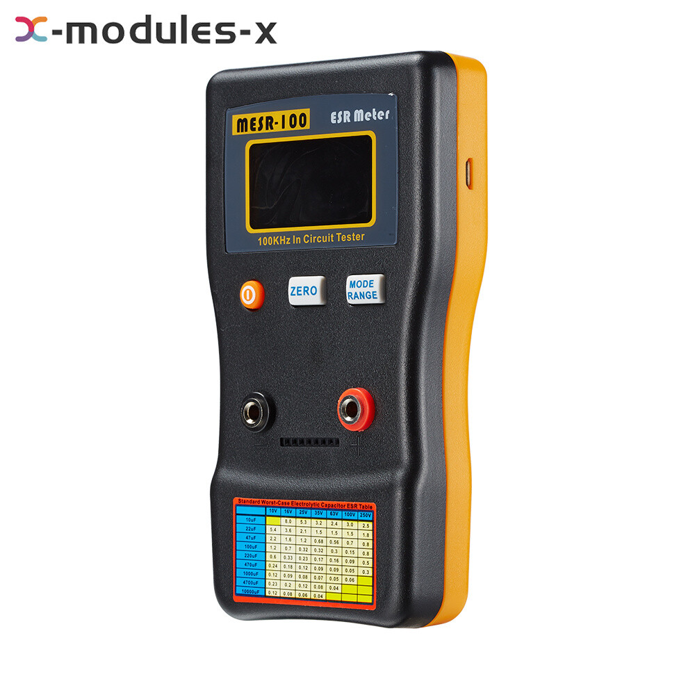 MESR-100 ESR Capacitance Ohm Meter Capacitance Internal Resistance Tester Tool
