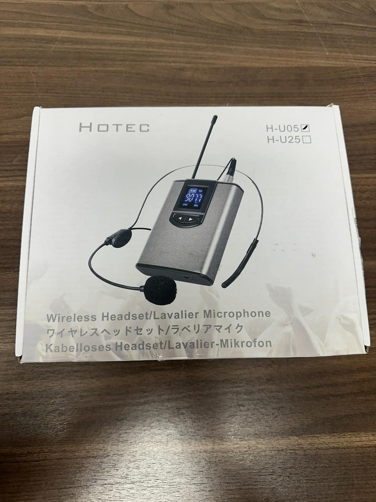 Hotec HâU05 UHF Wireless Headset And Lavalier Microphone System Receiver