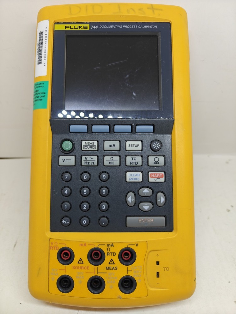 Fluke 744 Documenting Multifunction Process Calibrator W/Battery Used