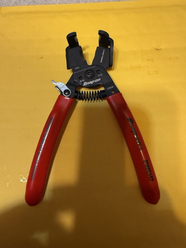Snap-on Tools USA 2PC Inline 90° Angle Wire Stripper Cutter Pliers