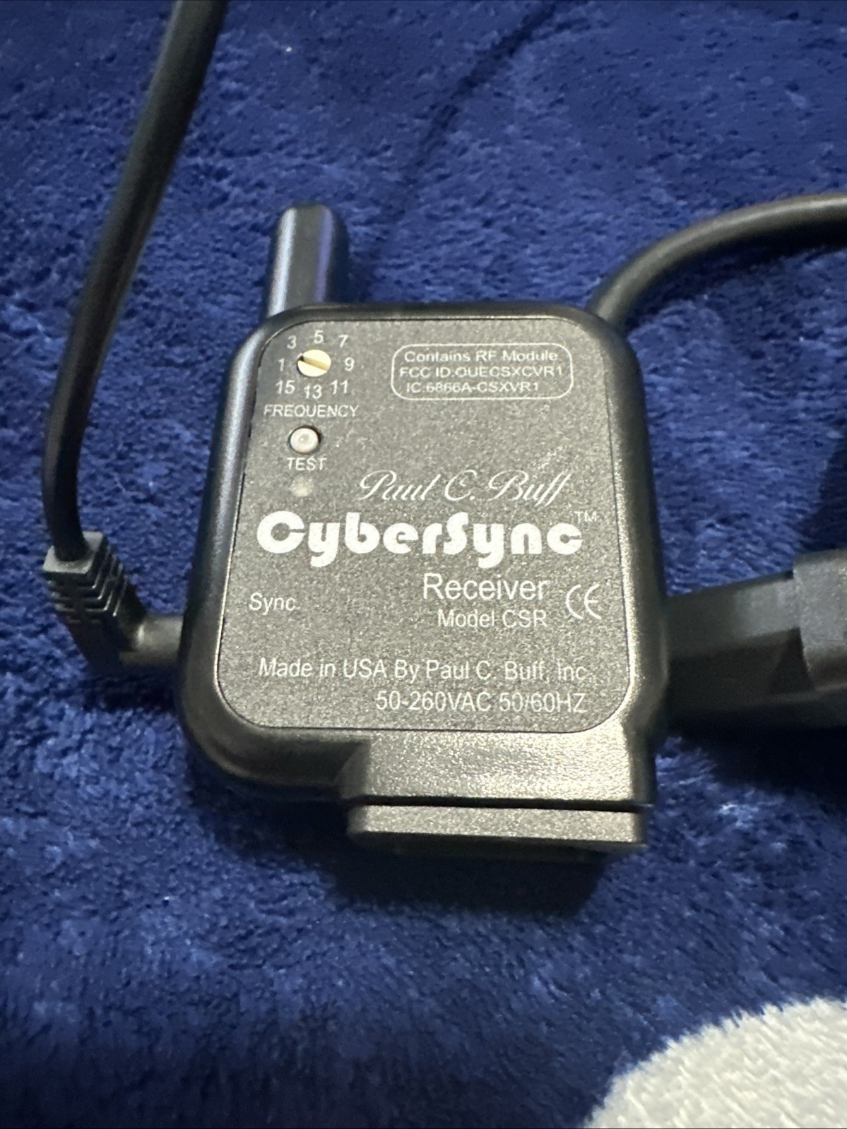 2 Paul C. Buff Receiver Cybersync CSR + Transmitter Cybersync CTS