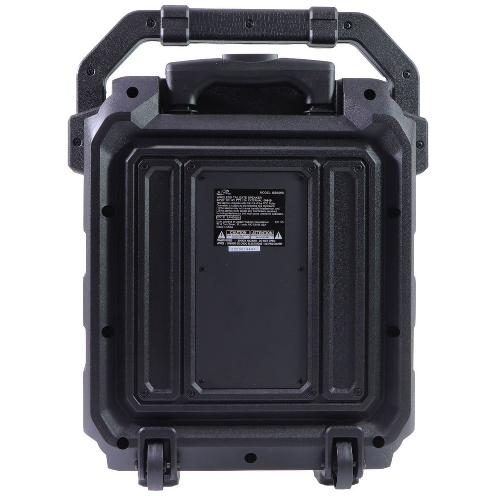 DEFECTIVE iLive Bluetooth Wireless Tailgate Party Roller Speaker - Black ISB659B