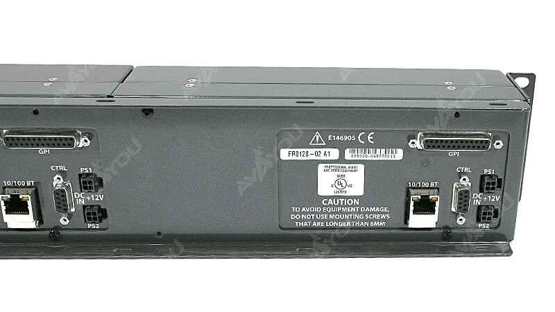 (2) Miranda GV NV9649 2RU 28 Button XY Router Control Panel w/ rackmount