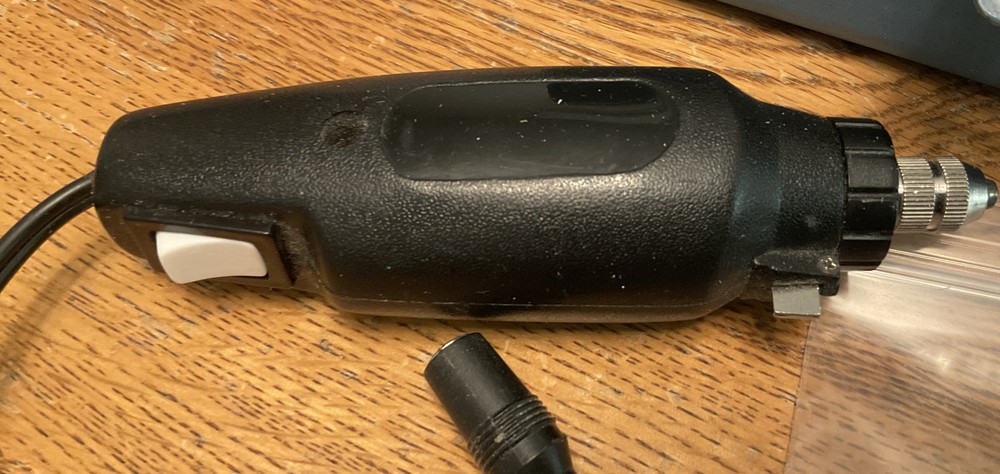GUC Bionic Ad-19s Drill And Grinder Set, Tested’ With Power Supply And Bits