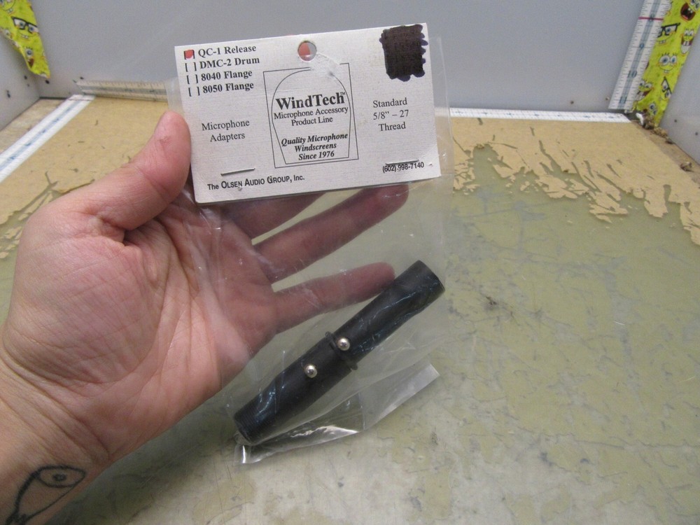 Windtech Microphone Adapter QC-1 Release 5/8" 27 Thread [3*N-25]