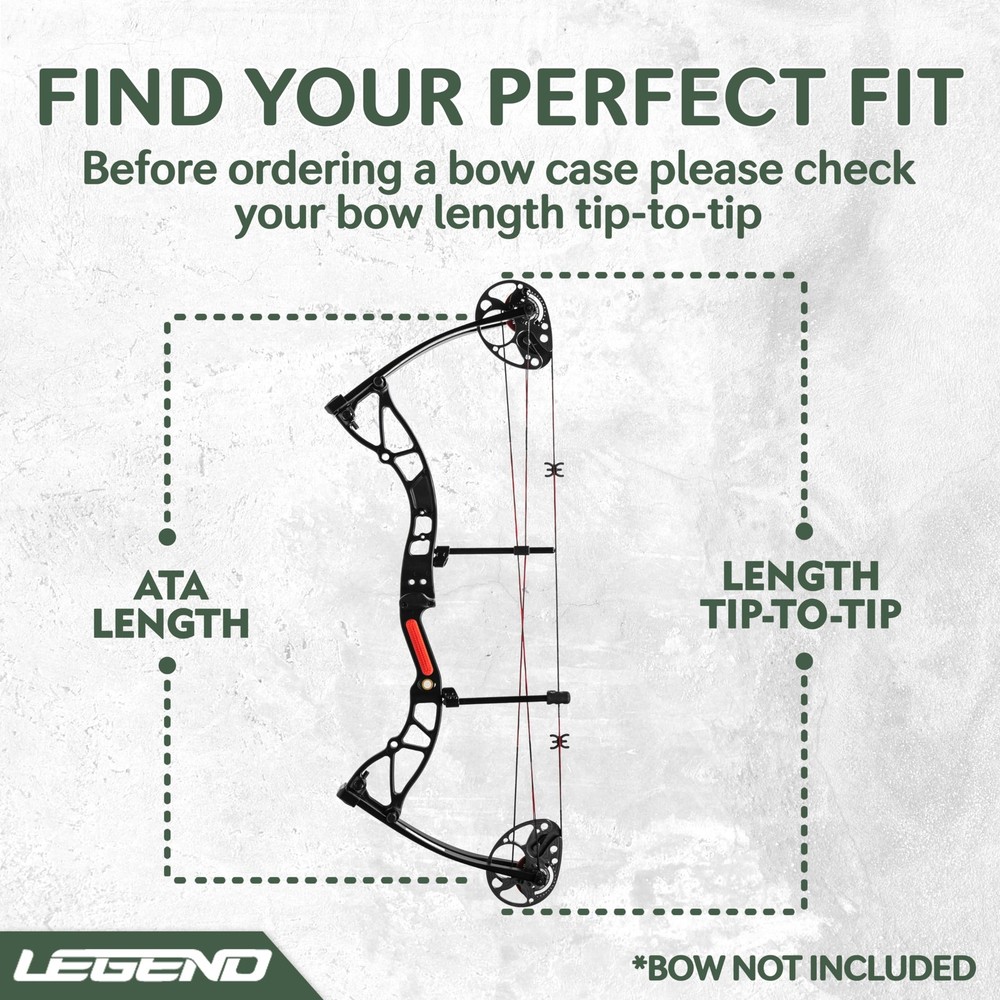 Essential Compound Bow Case - Soft Bow Case for Compound Bow & Archery Access...