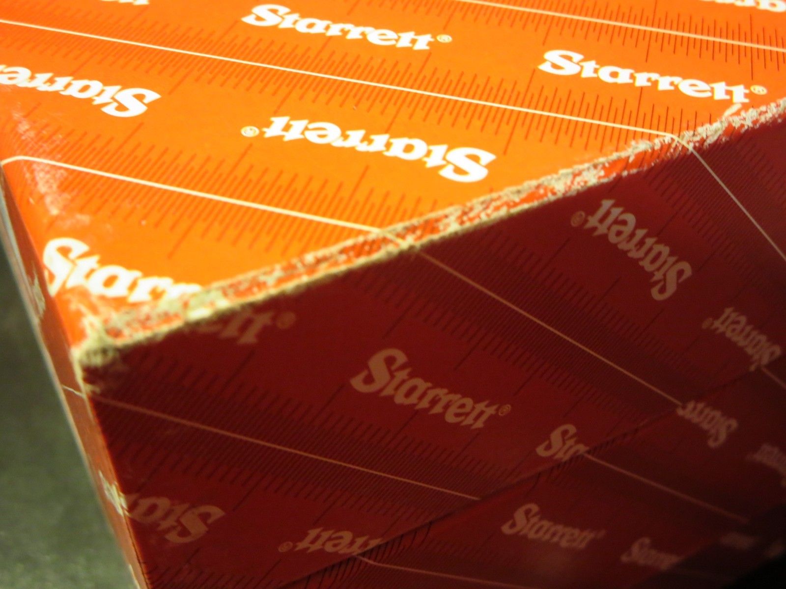 STARRETT 9-12-4r Combination set, 12" 4 Grads 50042 New w/case