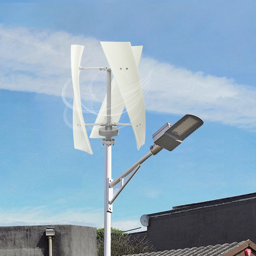 Vertical Axis Wind Turbine Generator with Controller Turbine Generator Kit