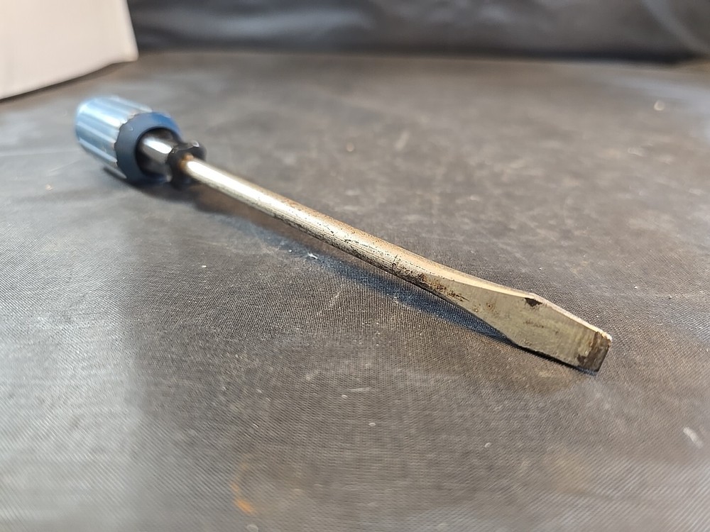 Power Torque Flat Head Screwdriver USA Tools Flathead Mechanical 7.75"