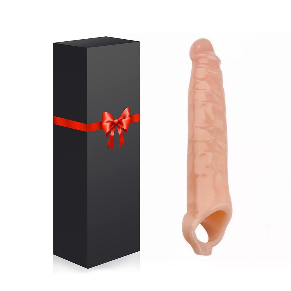 Men Male Cock-Girth-Enlarger-Enhancer-Penis-Extension-Extender-Sheath-Sleeve Big