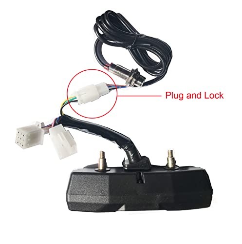 Motorcycle speed sensor adapter for universal gauge