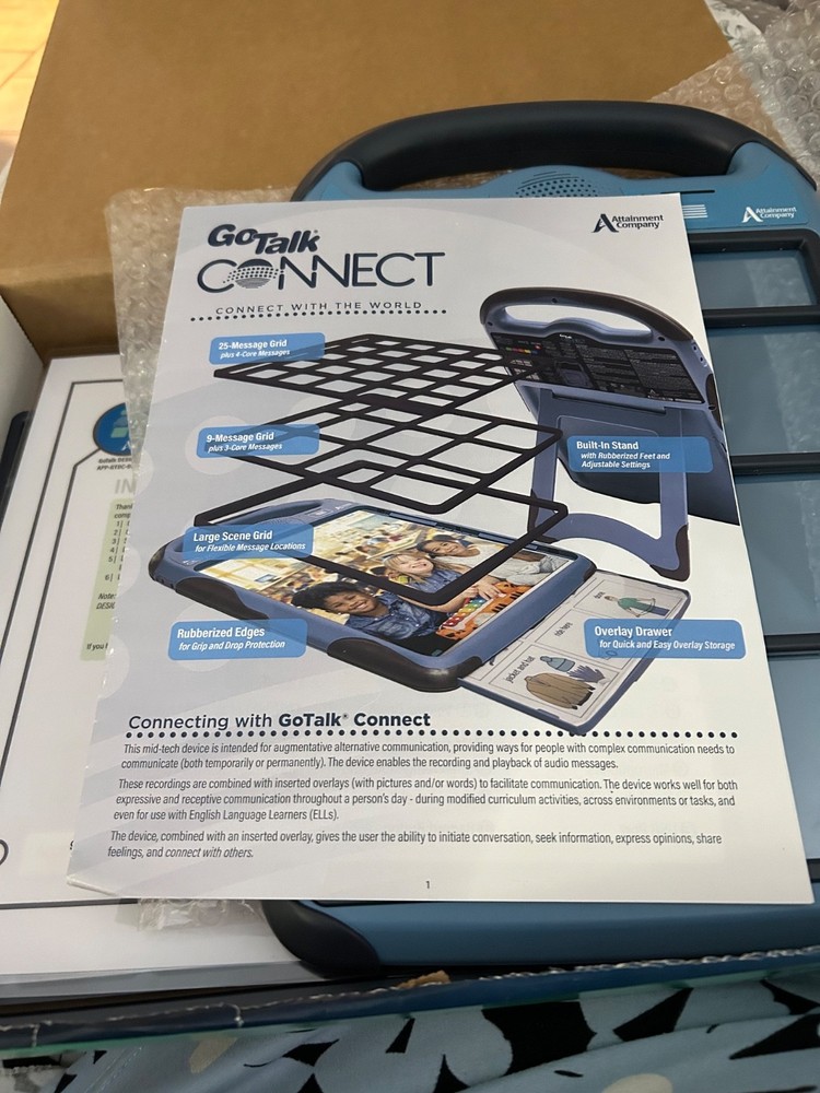 Attainment Companys GoTalk Connect AAC Device for Disability