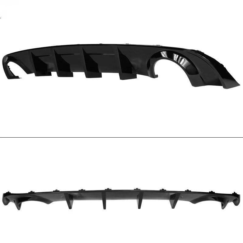 ABS Rear Bumper Diffuser Lip Gloss Black For Dodge Charger R/T SE SXT 2015-2023