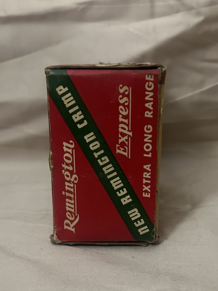 VTG Remington Express 12 Ga Shotgun Shell Box Kleanbore Extra Long Range - EMPTY