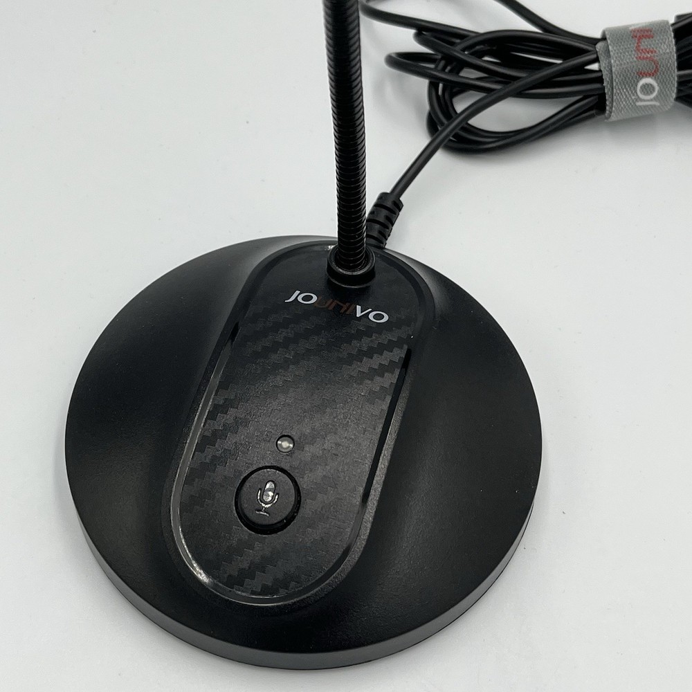 USB Microphone, 360 Degree Adjustable Gooseneck Design, Mute Button & LED Ind...