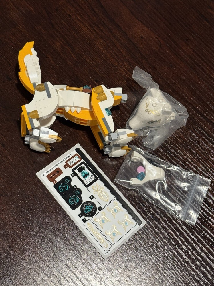 Lego Elves 41195 White Wolf Creature - Read Description