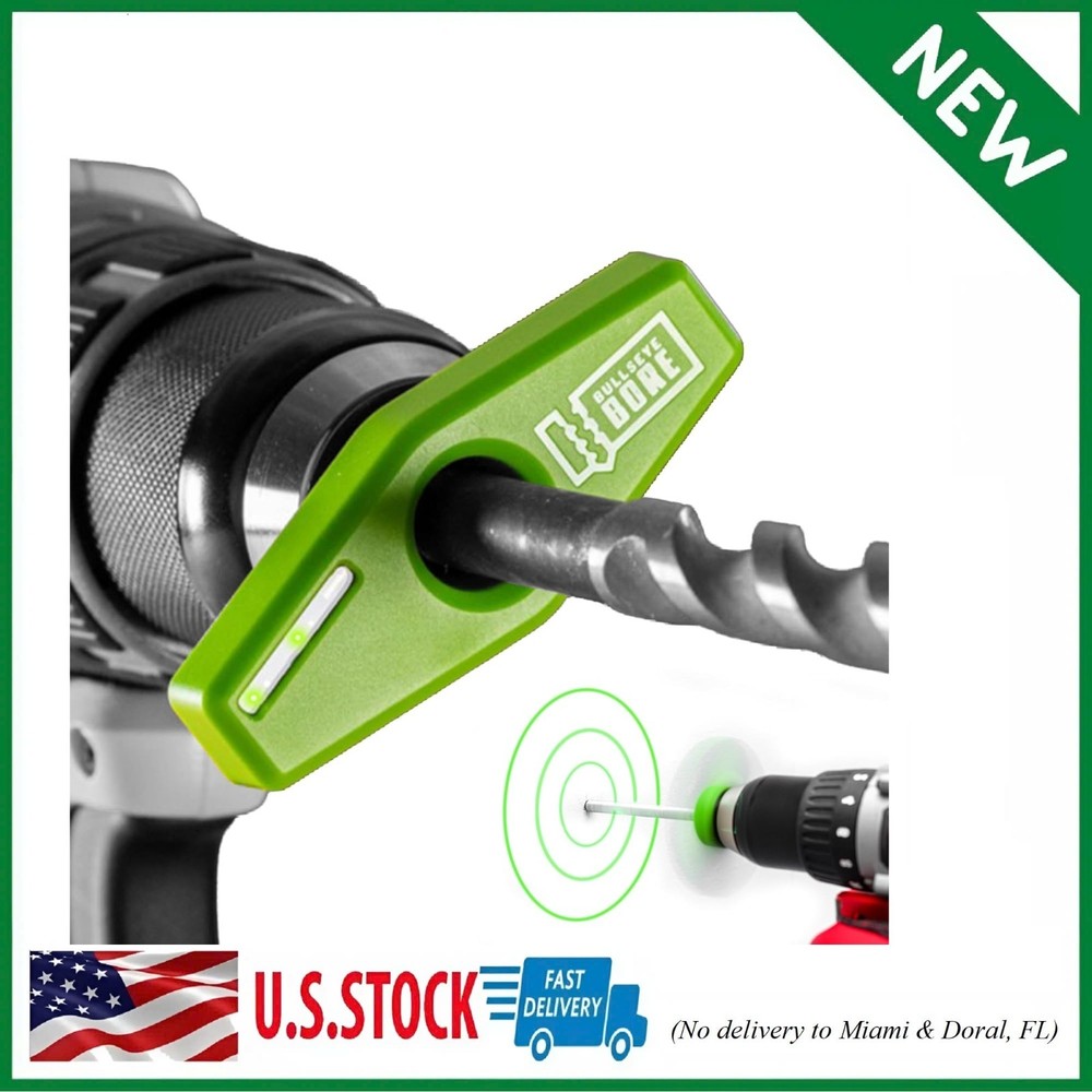 Drill Guide Magnetic Laser Alignment Compatible 2-8 Inch Bits BullseyeBore Core