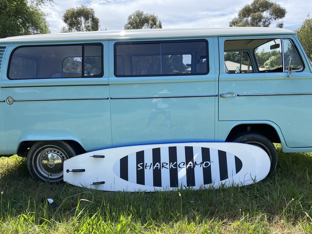 SHARKCAMO SURFBOARD-Bogie Board STICKERS