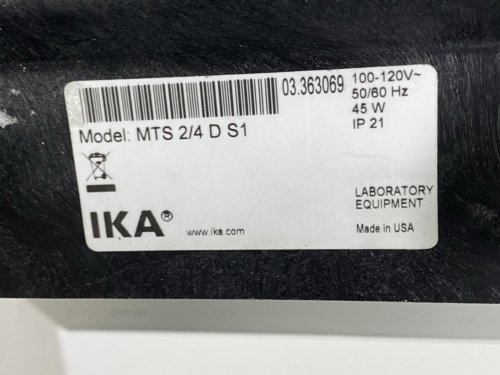 IKA MTS 2/4 D S1 Microplate Shaker Pre-owned Tested w/ Warranty Microtiter