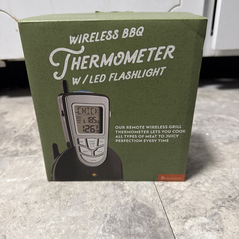 BERKSHIRE - Wireless BBQ Thermometer W/ LED Flashlight NIB