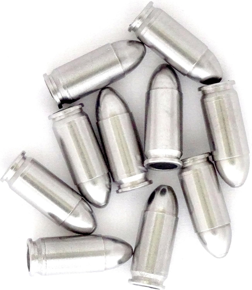 9Mm Luger Stainless Steel Snap Caps (10 Pack)