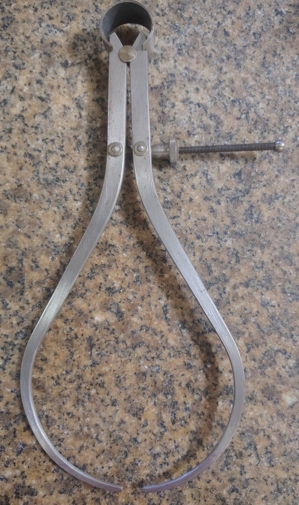 🗽 VINTAGE LUFKIN 10" OD CALIPER GREAT CONDITION