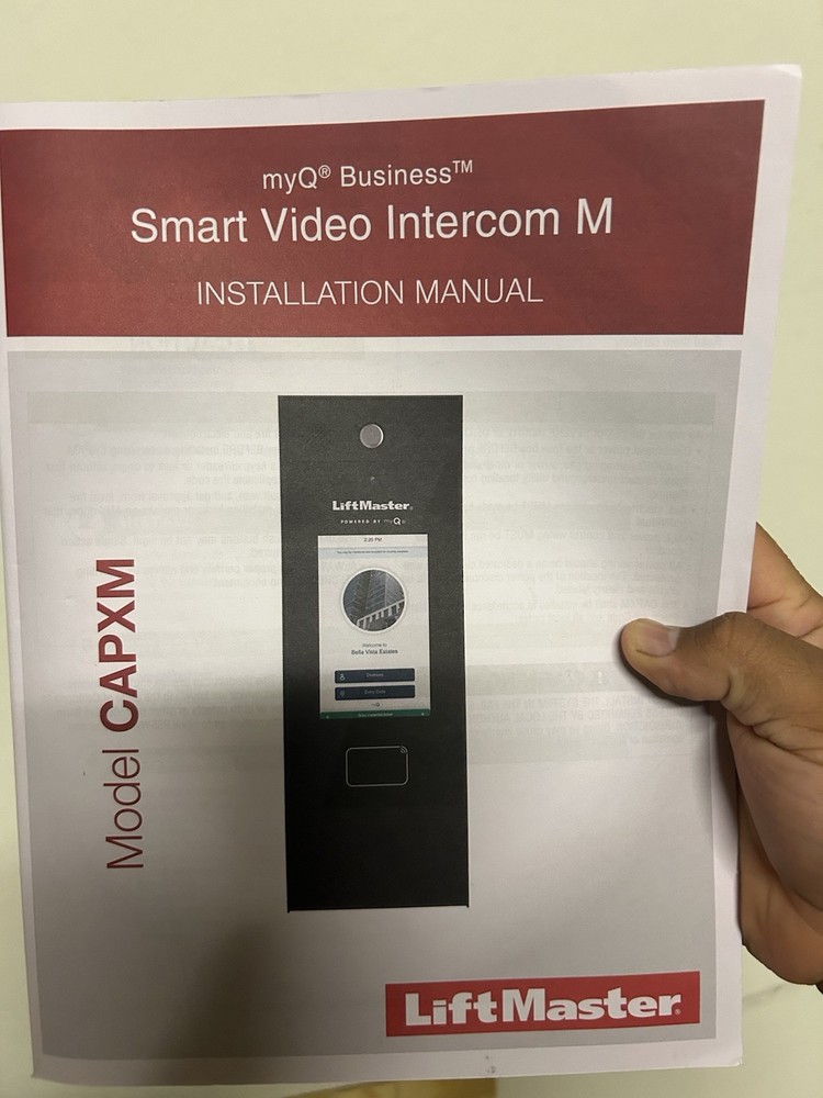 LiftMaster Smart Video Intercom CAPXM Complete System Base Station
