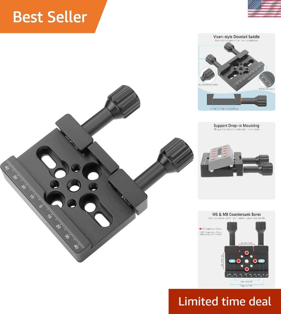 Vixen-style Dovetail Saddle Clamp Mount Base Replacement