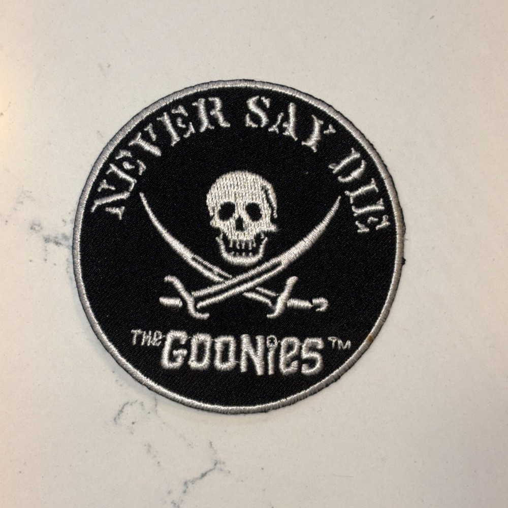 The Goonies - Never Say Due - Embroidered Patch - 3x3”
