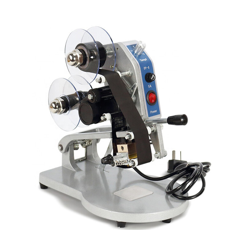 DY8 Manual Ribbon Coding Machine Hot Foil Stamping Machine Batch Code Printer